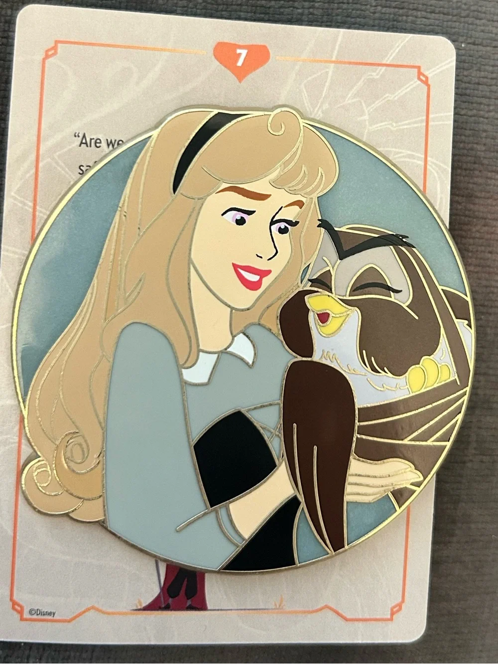 Disney sleeping beauty Aurora briar rose fantasy pin
